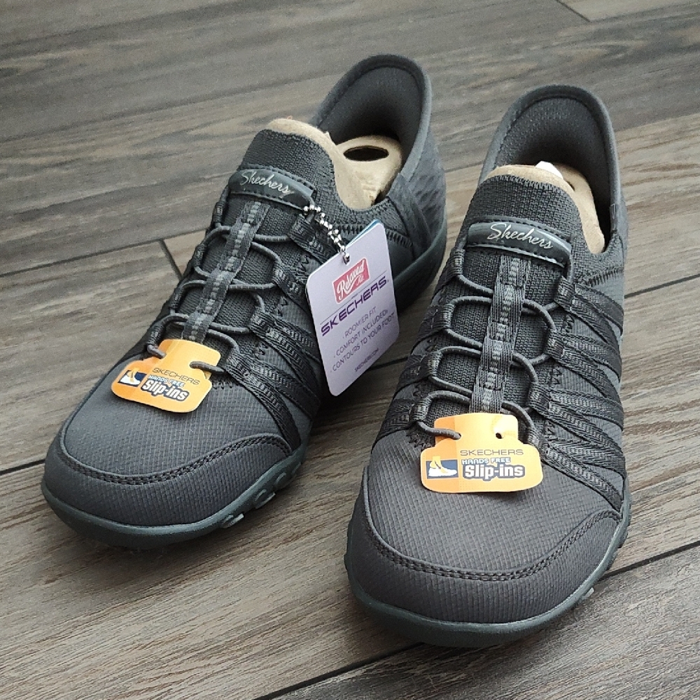 Skechers Charcoal Slip-Ins Shoes